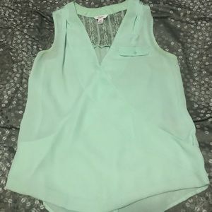 Mint green tank top